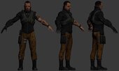 Ben Saxon de Deus Ex: The Fall Con EXPRESIONES FACIALES